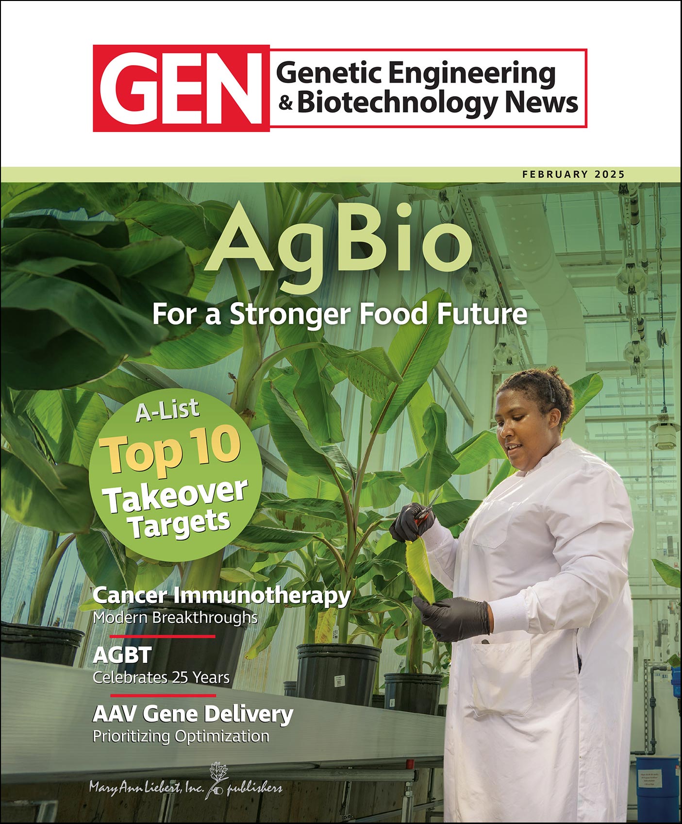 The cover of the current issue of GEN